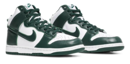 nike dunks green high